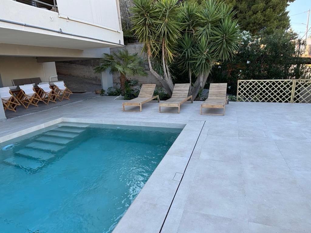 Villa Waves - Agios Nikolaos Anavyssos Eksteriør billede